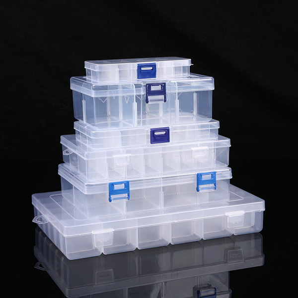 Sub -plastic desktop storage box 10 15 24 Dingjie Diplocked Fishing…