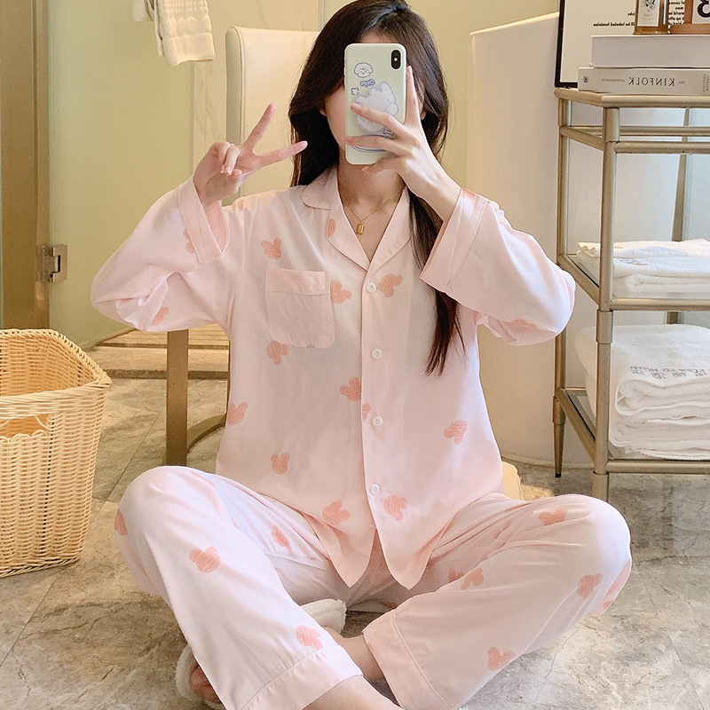 女性用夏の綿シルクパジャマ、長袖、薄手のホーム服、通気性、吸汗性、柔らかい綿シルク、大きいサイズのスーツ、ドロップシッピング|undefined