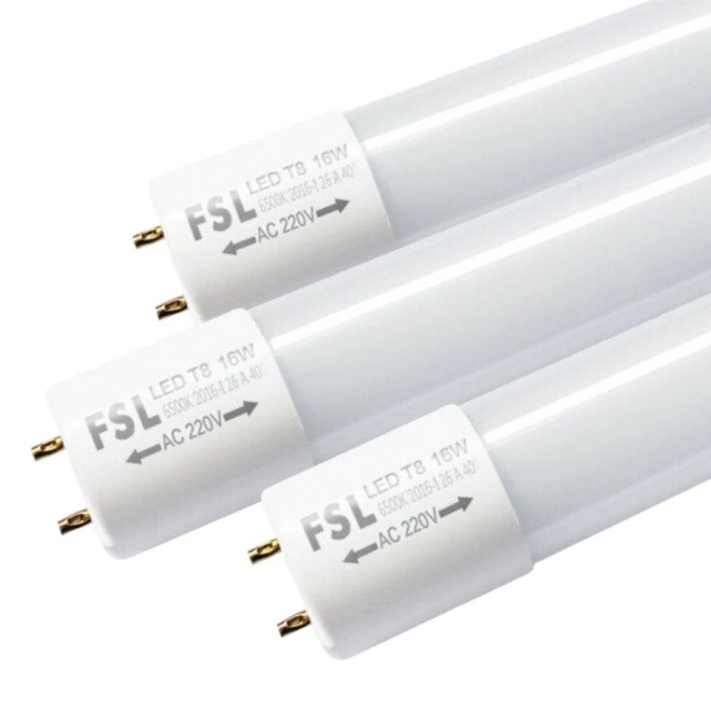 FSL Foshan Lighting T8 Светодиодная трубка Встроенная стеклянная трубка 1,2 м Люминесцентная лампа Классическая Хрустальная серия Highlight