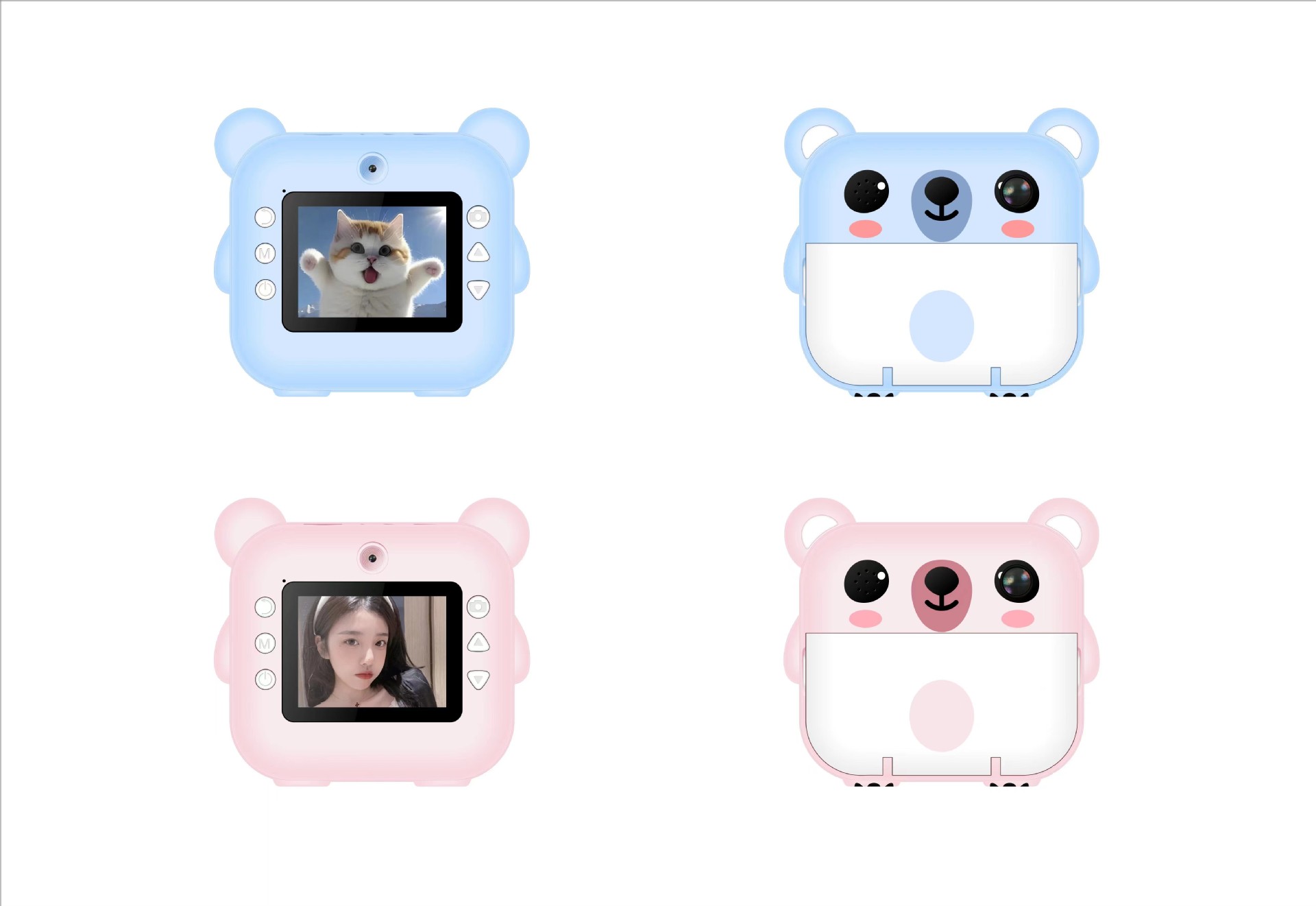 X2 HD Sports Camera para niños Video de fotos Cámara para niños Fabricante de cámaras de impresión Polaroid