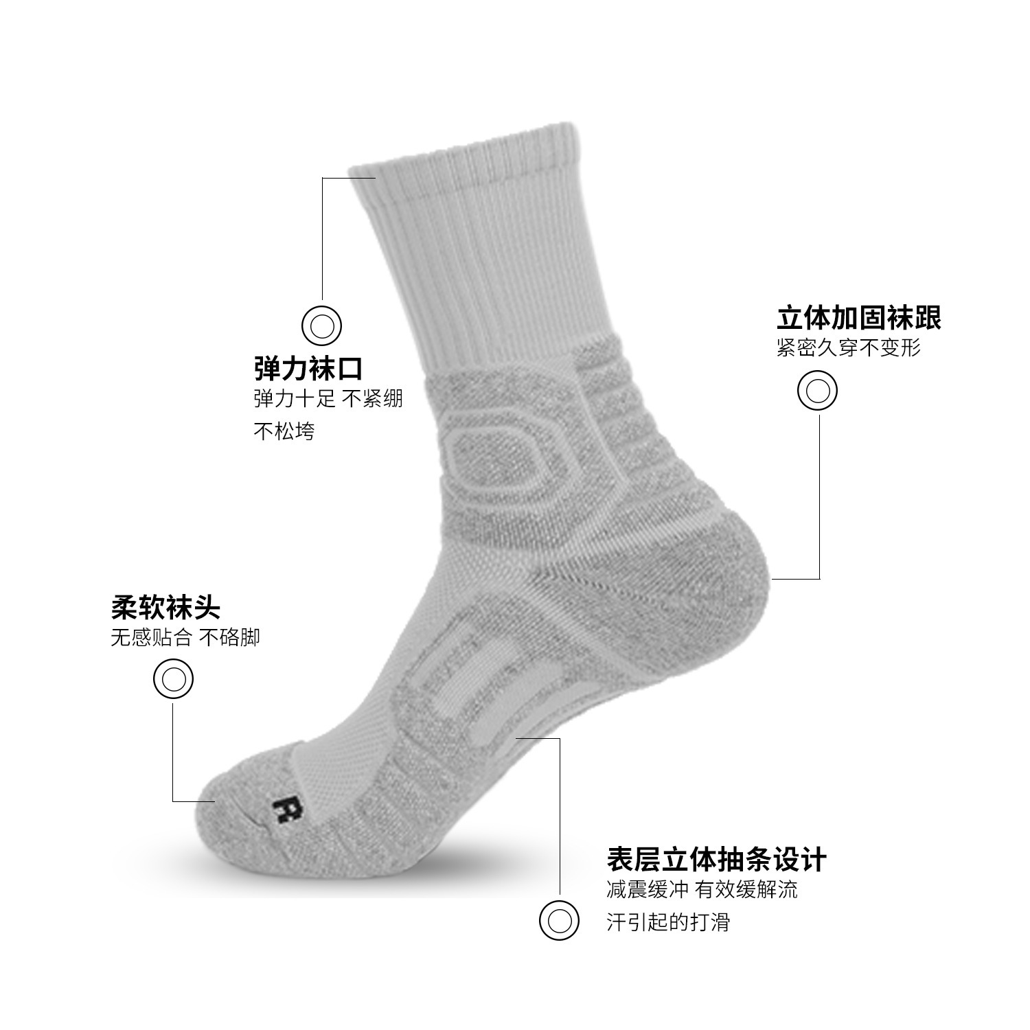 맞춤형 테리 양말, 농구 양말, 두꺼운 중목 양말, 미끄럼 방지 스포츠 양말, 기모 양말 제조업체, 스포츠 스타일