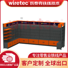 金属货架零售工具收纳模块化可调设计适配超市工具展示专区多层