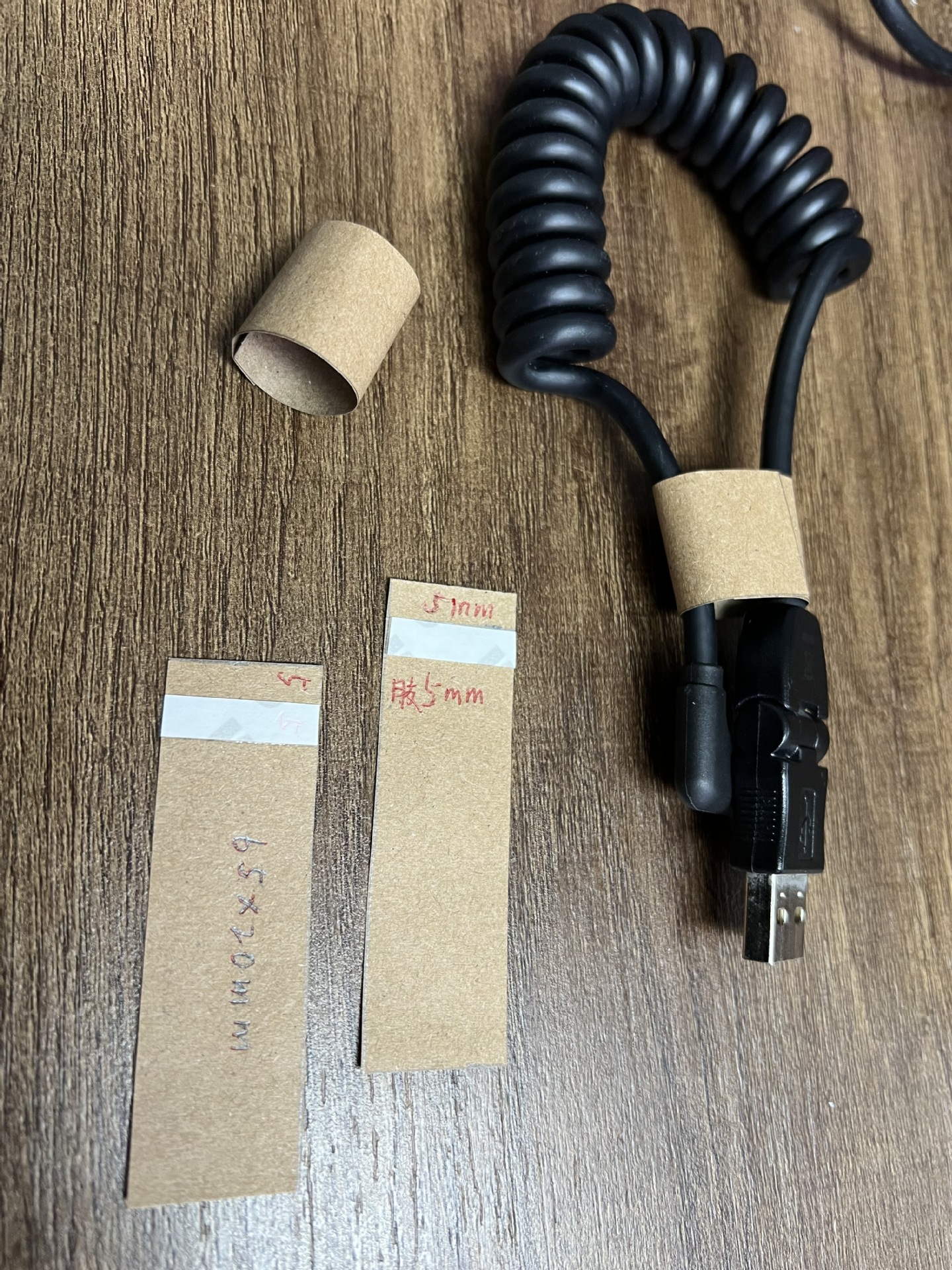 FSC牛皮纸扎带红牛皮纸扎带65x20MM