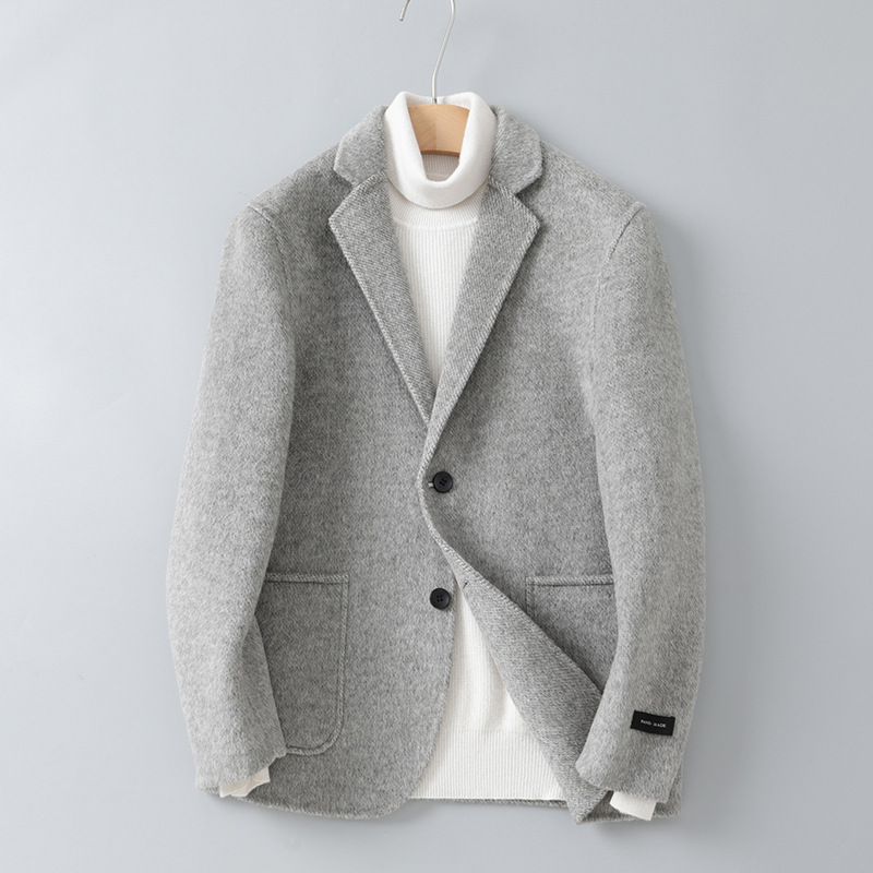 Demi-season double-sided cashmere suit