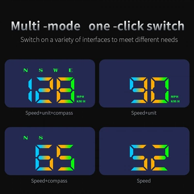 Head-Up Display Gps Speed | Vehicle HUD