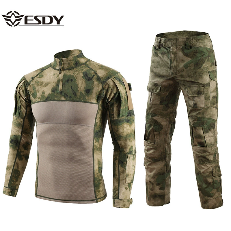 Тактический набор ESDY (попытки кросс-границы), камуфляжная походная куртка с длинным рукавом для тренировок