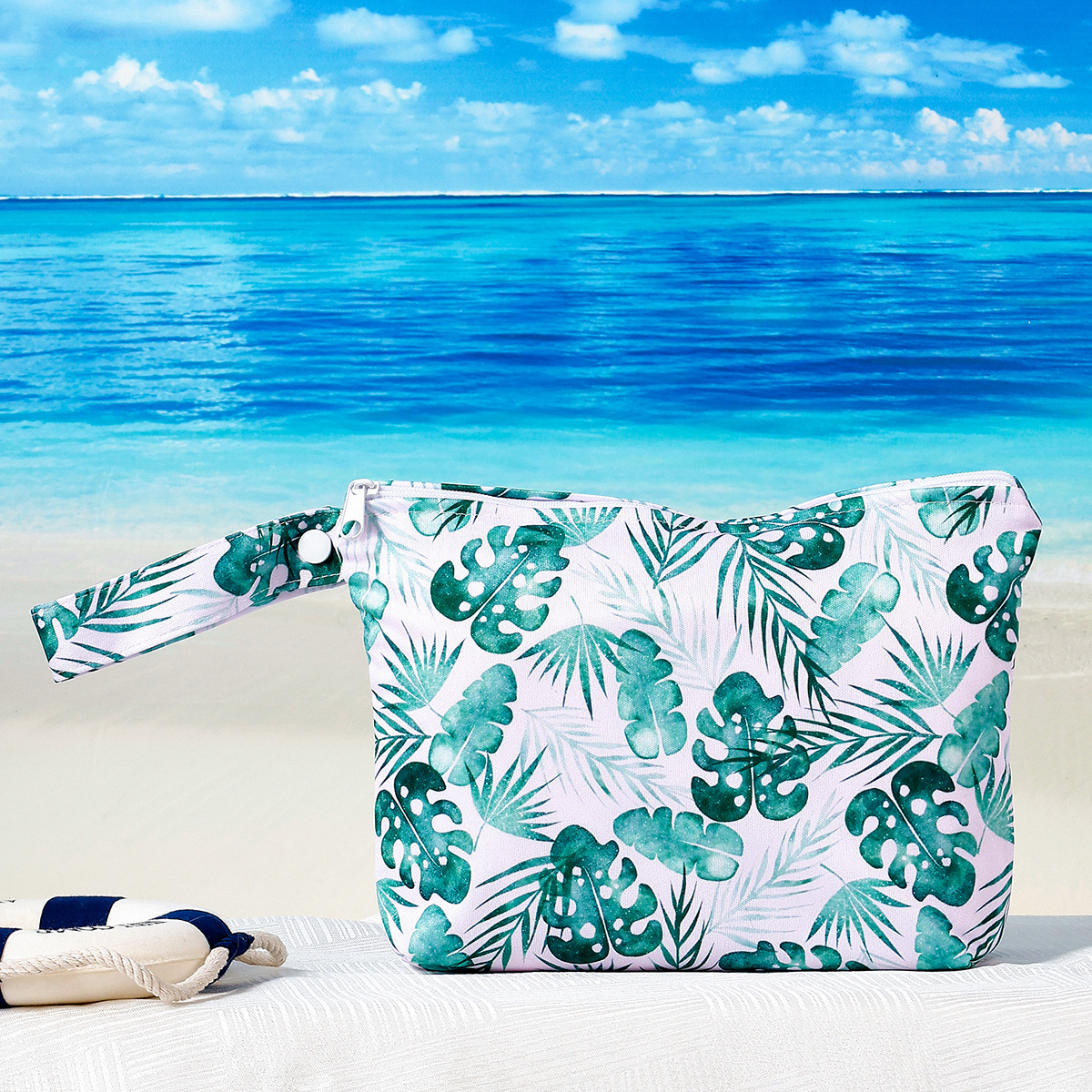 オーシャンシリーズポータブルハンギングバッグベビー外出衣類収納袋防水水着収納袋外出トイレタリーバッグ