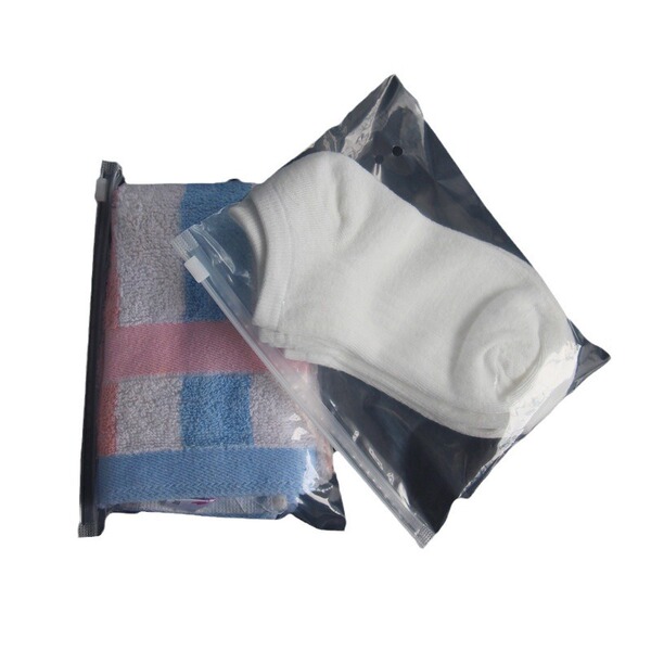 matte socks with zipper