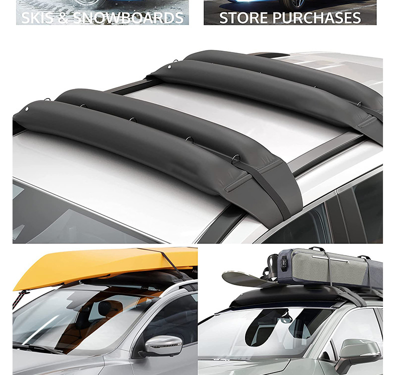 Rivan Car Inflatable Roof Rack Kayak Ladder Cargo Transport Outdoor Multifunctional Vehicle-Mounted Lightweight and Portable