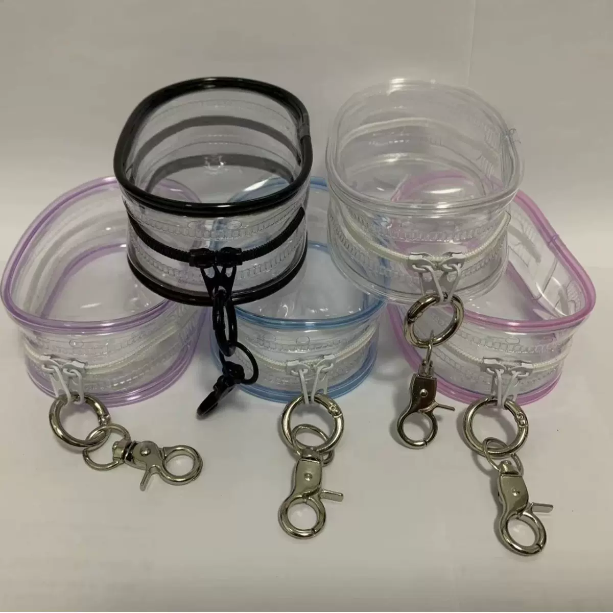 透明数据线收纳包旅行外出数码充电器理线包可视多用便携包收纳包