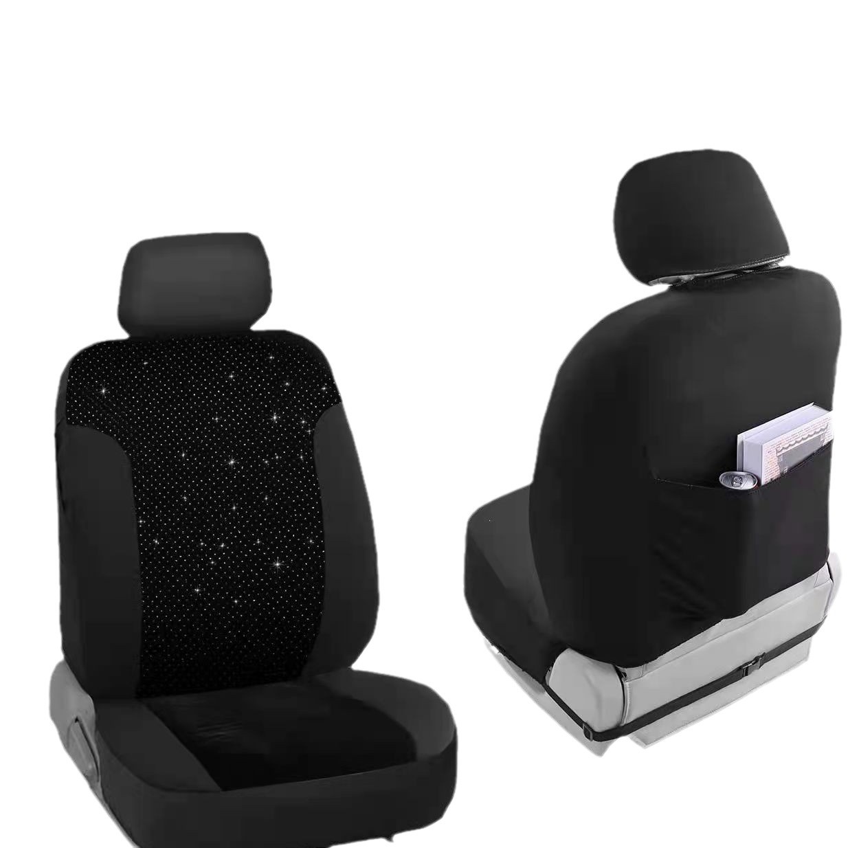 Cubierta de asiento universal de coche de comercio exterior cubierta de asiento de coche de perforación en caliente de terciopelo Amazon AliExpress