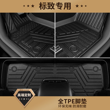 适用于标志全TPE材质法兰绒毯面单双层专车专用脚垫改装配件