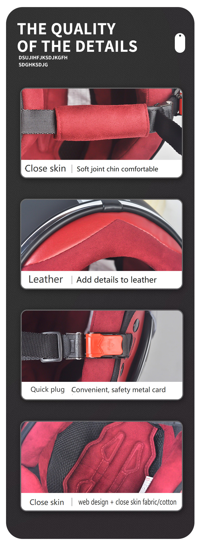 3C Certified Electric Motorcycle Helmet for Women and Men