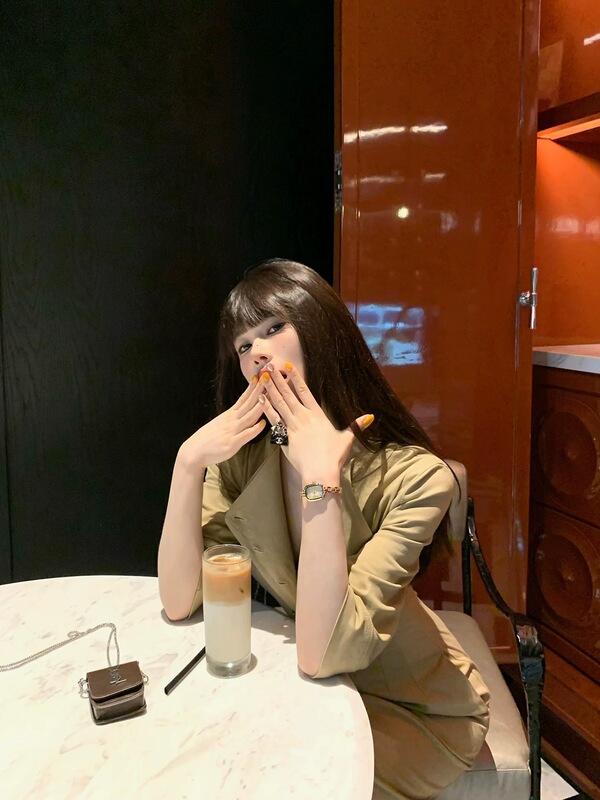 秋季新款气质时髦通勤单排扣收腰显瘦翻领长裤连衣裙女|undefined
