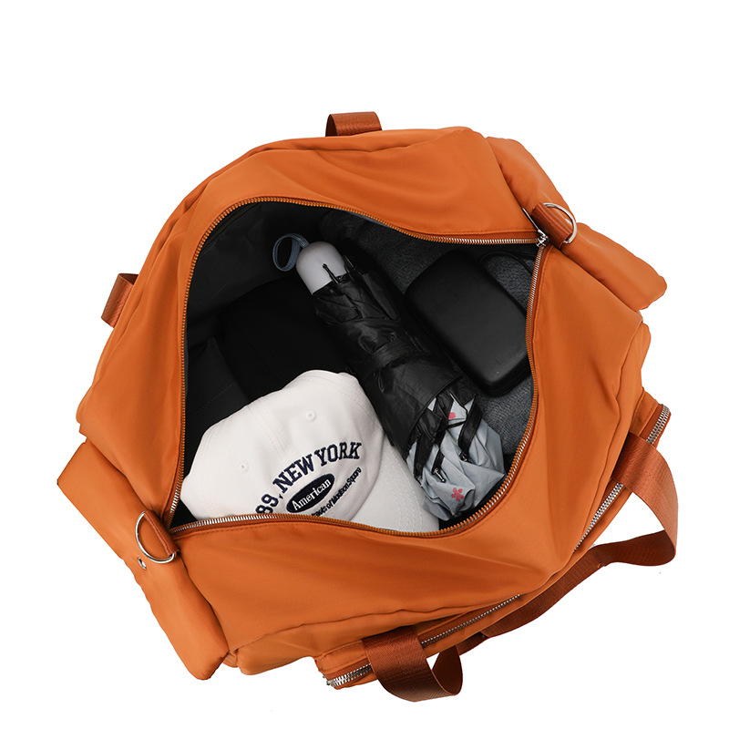 Bolsa de viaje portátil transfronteriza de gran capacidad expandible bolsa de viaje corto bolsa de hombro bolsa de almacenamiento bolsa de fitness plegable