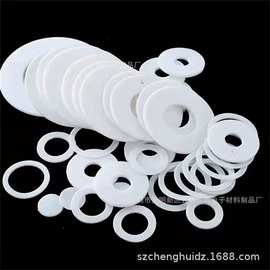 厂家直供铁氟龙垫片耐高温四氟PTFE垫圈全新料聚四氟乙烯绝缘垫圈