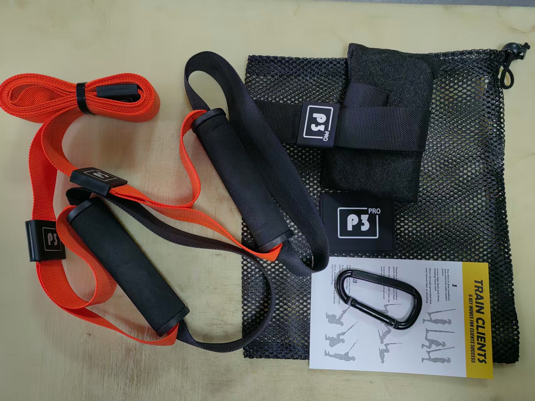 Traje de cinturón de entrenamiento de suspensión de P3-Trx Cinturón de tracción de entrenamiento de suspensión Equipo de fitness de yoga Cinturón de resistencia de suspensión