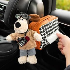 車のティッシュボックスの車のティッシュは車内のシートの番手の犬の高級感を包みます。