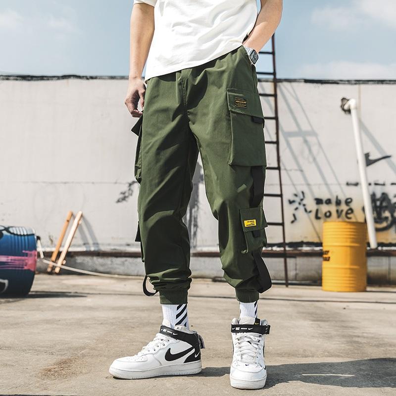 Overalls Men's Autumn and Winter New Trendyy Loose Leggings Korean Style Functional Style Harem Men's Outdoor Casual Pants