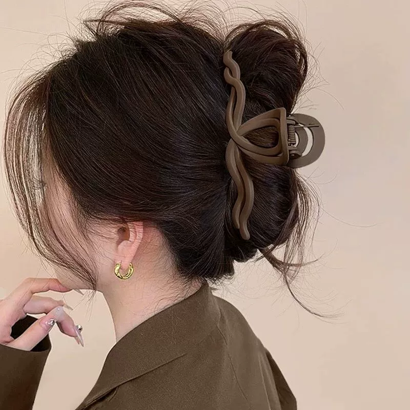 Заколка для crab hair, большая акула зажим, яркий запоминающийся стиль, наборы размеров (7–15 см)