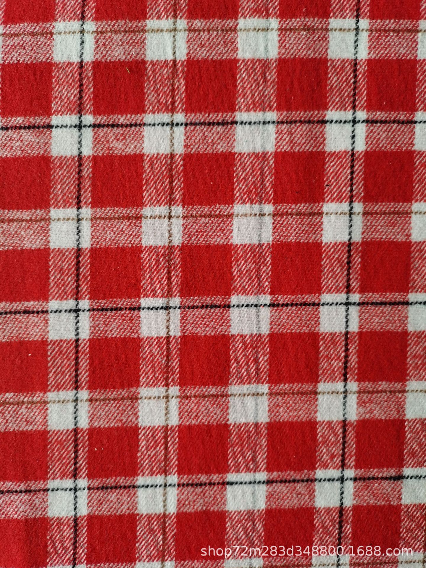 16支全棉休闲衬衫格子现货面料（小额批发 1米起包邮）