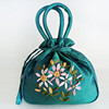 Hanfu, shoulder bag for mother and baby, Chinese style, with embroidery, for middle age