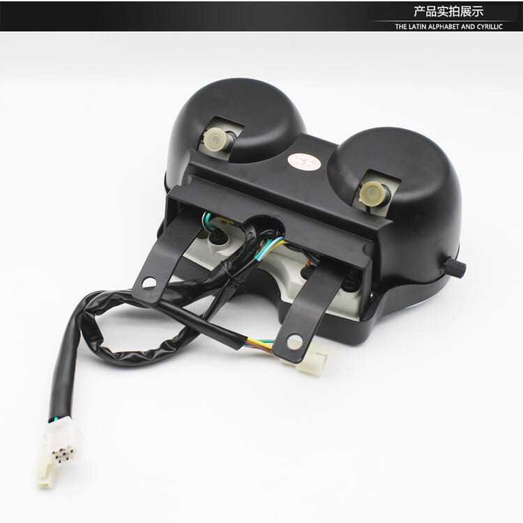 Accesorios de la motocicleta gt125 junchi QS125-A-C-F instrumento conjunto odómetro medidor de código Mai tacómetro