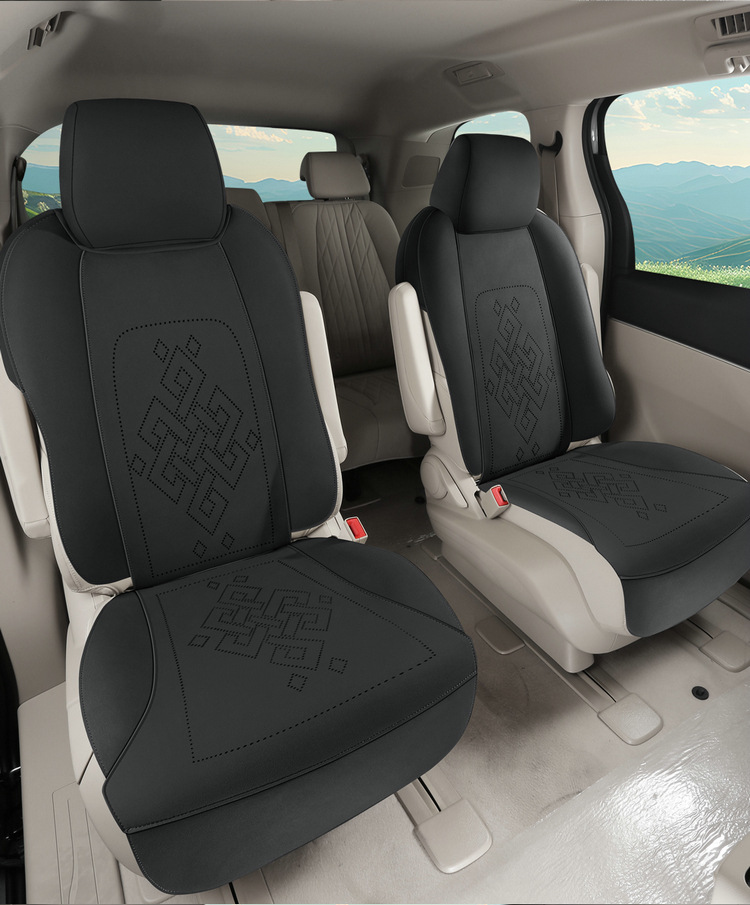 Suitable for Gl8 Special Car Seven-Seater Suede Car Seat Cushion Seat Cover Four-Season Universal Saddle Cushion