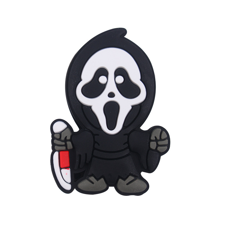 Creativo DIY artículos para bebés caricatura Halloween joyas de silicona pezón cadena de dientes molares accesorios de pulsera de goma de diente