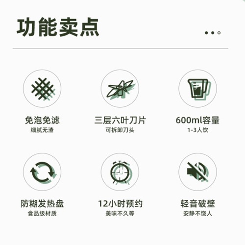 Electric Soy Milk Maker Household Small Mini Portable Blender Fully Automatic Multi-functional Heating Juice Extractor Blending Machine 