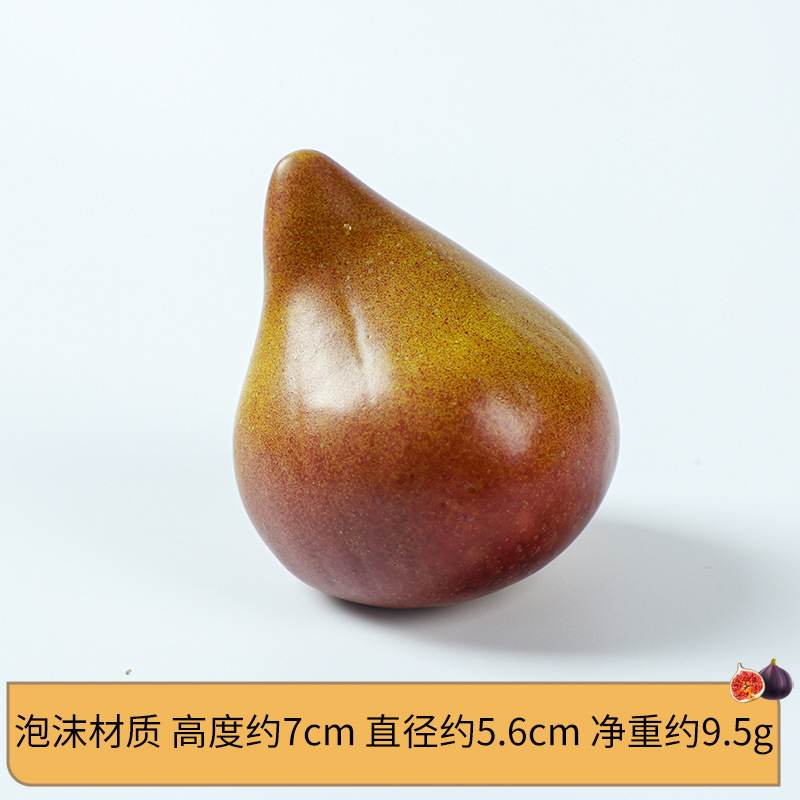 スポット卸売模擬フルーツモデル偽リンゴネーブルオレンジ梨桃泡果物と野菜の撮影装飾小道具と装飾品|undefined