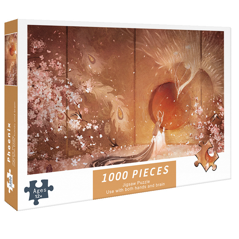 1.000 piezas de rompecabezas 1000 piezas de rompecabezas para niños versión para adultos niños y niñas de descompresión serie de curación de más de 6 años de edad 8-10 años