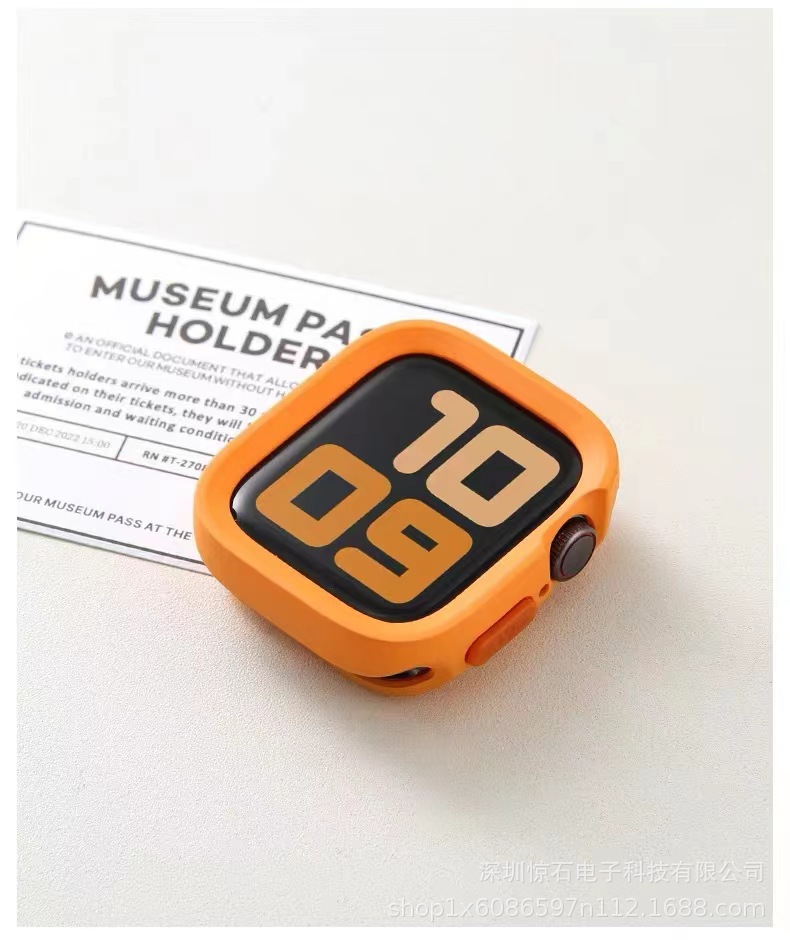 ApplewatchS10 Funda protectora ApplewatchS10 Caja de reloj galvanizado TPU Funda protectora iwatch ligera