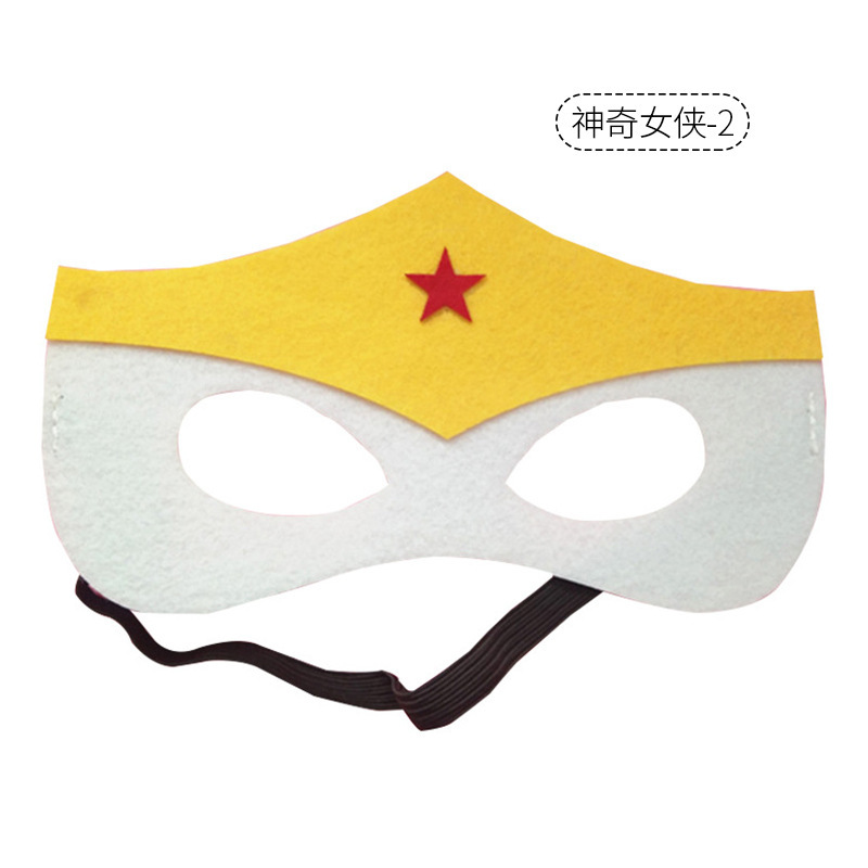 Creativa máscara de fieltro de Halloween máscara de ojos máscara de mascarada de Navidad niños máscara de anime de dibujos animados al por mayor