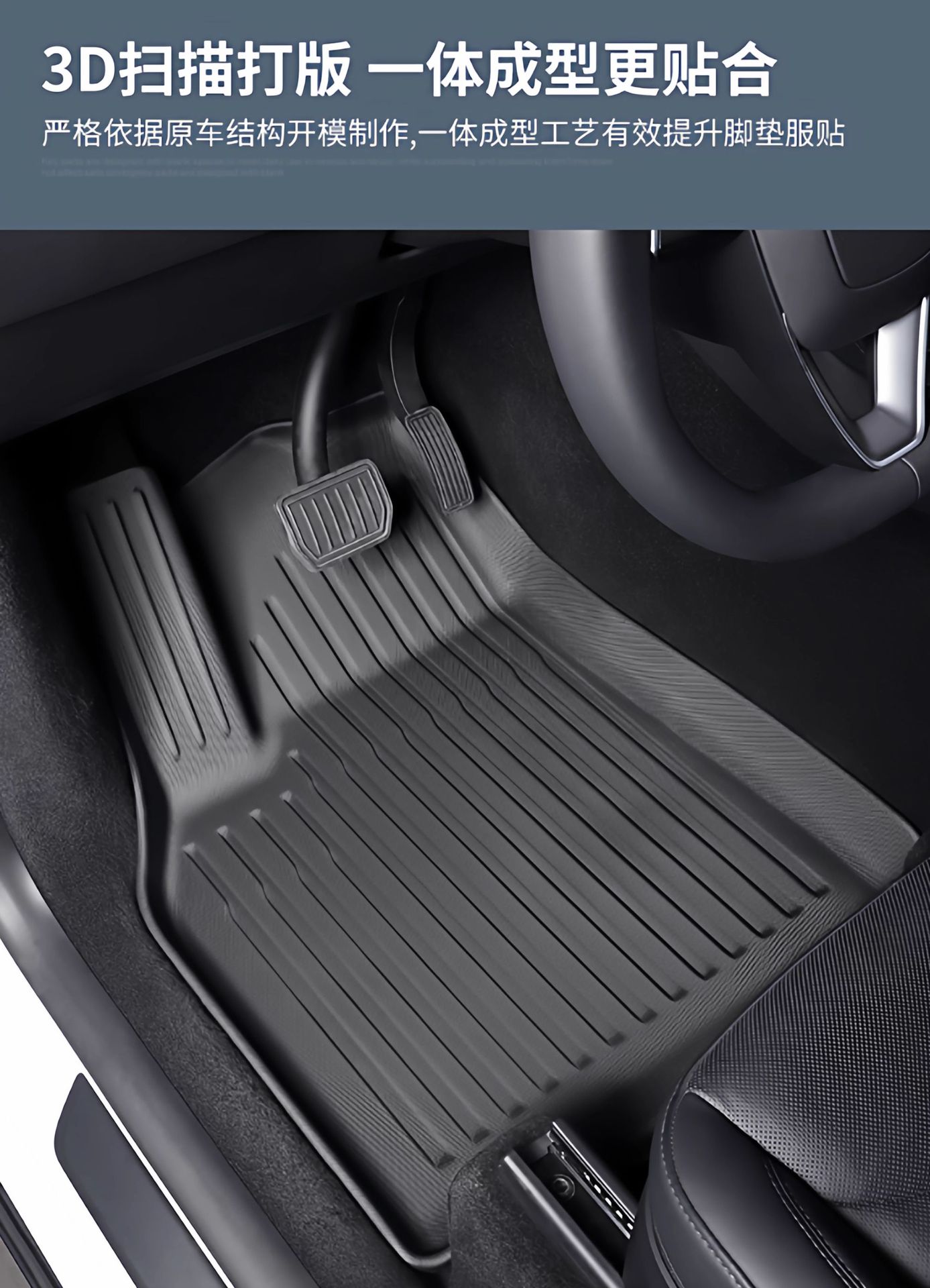 Suitable for Tesla's Full Tpe Floor Mats, 25-Year Updated Version, Model Y Floor Mats, Trunk Mats Wholesale