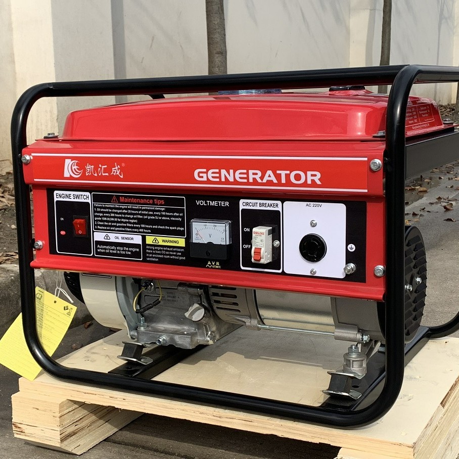 凯汇成品牌7千瓦采用本田动力手启动EC8000开架汽油发电机组