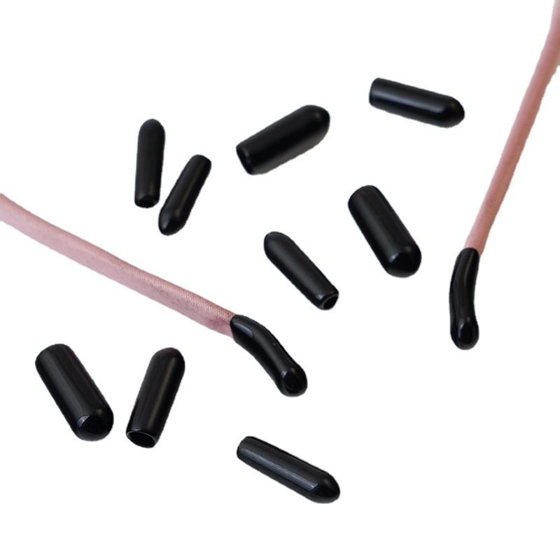 DIY accesorios de joyería estilo coreano de alta calidad diadema anti-arañazos bolsa pie cubierta de goma de plástico