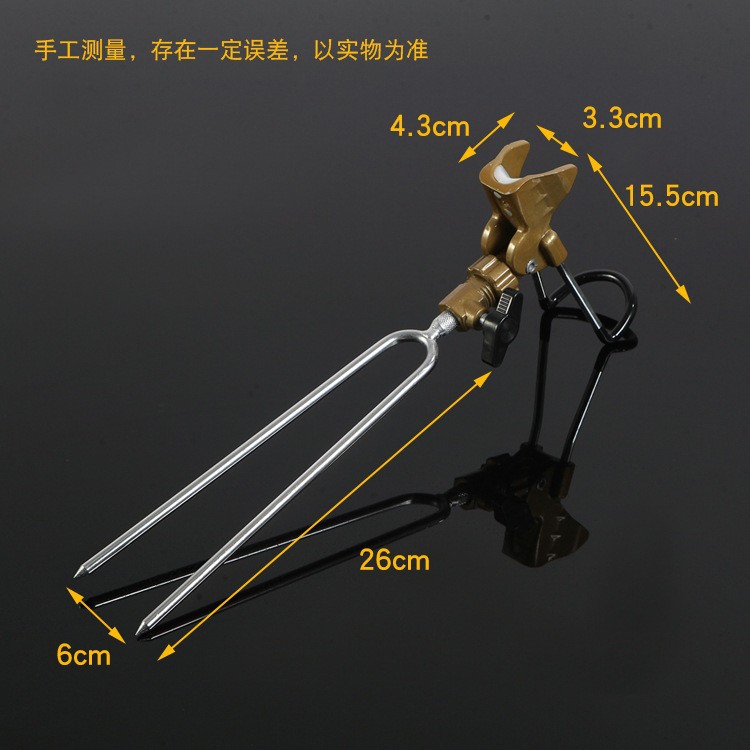 Soporte de caña de pescar mano-Mar Doble-enchufe varilla ajuste universal almohadilla de silicona luminosa fabricantes al por mayor