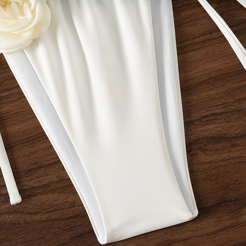 GraceChic GraceChic Foreign Trade New 3D Flower Bikini For Women European And American High-End Sexy Three-Point Swimsuit Set_voghion.com