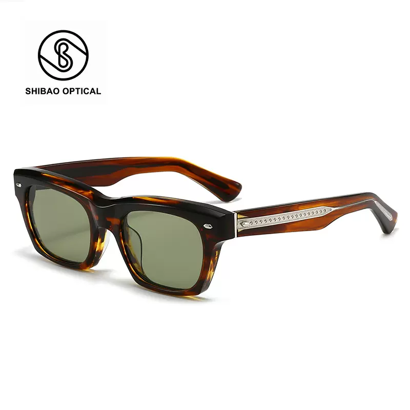 欧美设计师款厚重板材高清太阳镜 出口防晒阿美咔叽近视墨镜5514