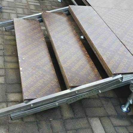 钢铁架活动升降快拆架子台阶梯子踏步折叠梯角度可调