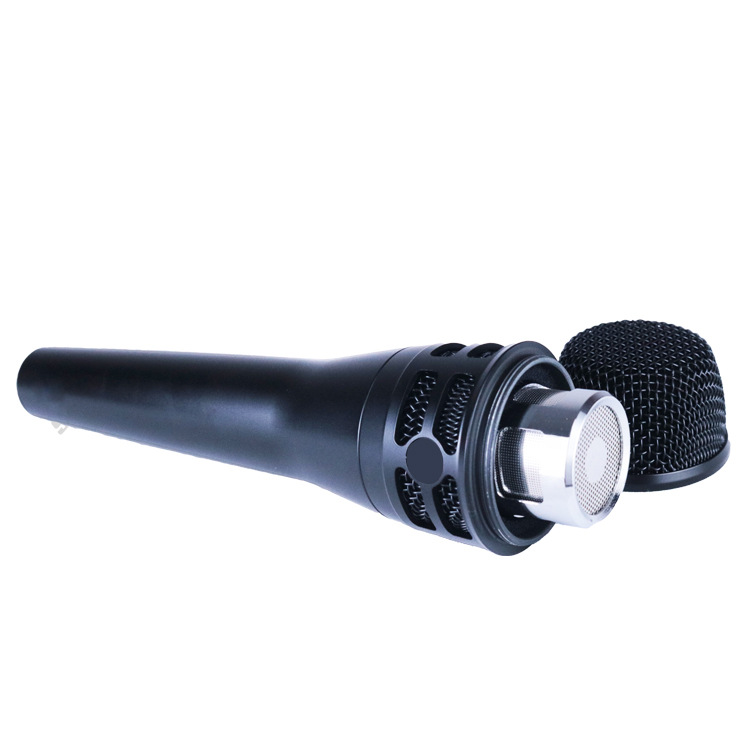 KM8 en forma de corazón anillo móvil micrófono vocal micrófono con cable (estándar sin cable) para el rendimiento de la etapa profesional