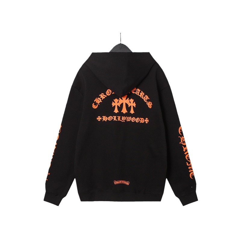 24新款chrome Hearts 克罗伈卫衣正确版马蹄连帽卫衣广州工厂批发|undefined
