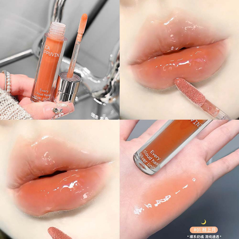 CAPPUVINI Crystal Ice Lip Oil Humectant Brilliant Glass Glass Lip Color