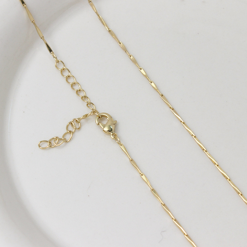 4g Weight Chain Jewelry Making Type 45-50cm Jewelry Making Size Lobster Trigger Clasp Closure Clasp Closure Type Jewelry Accessories Classification 1 Piece Quantity Copper Material Geometric Pattern All Seasons Season Plating Design Simple Style Style 1 Piece Copper 45-50cm Jewelry Accessories Chain Simple Style Geometric 13