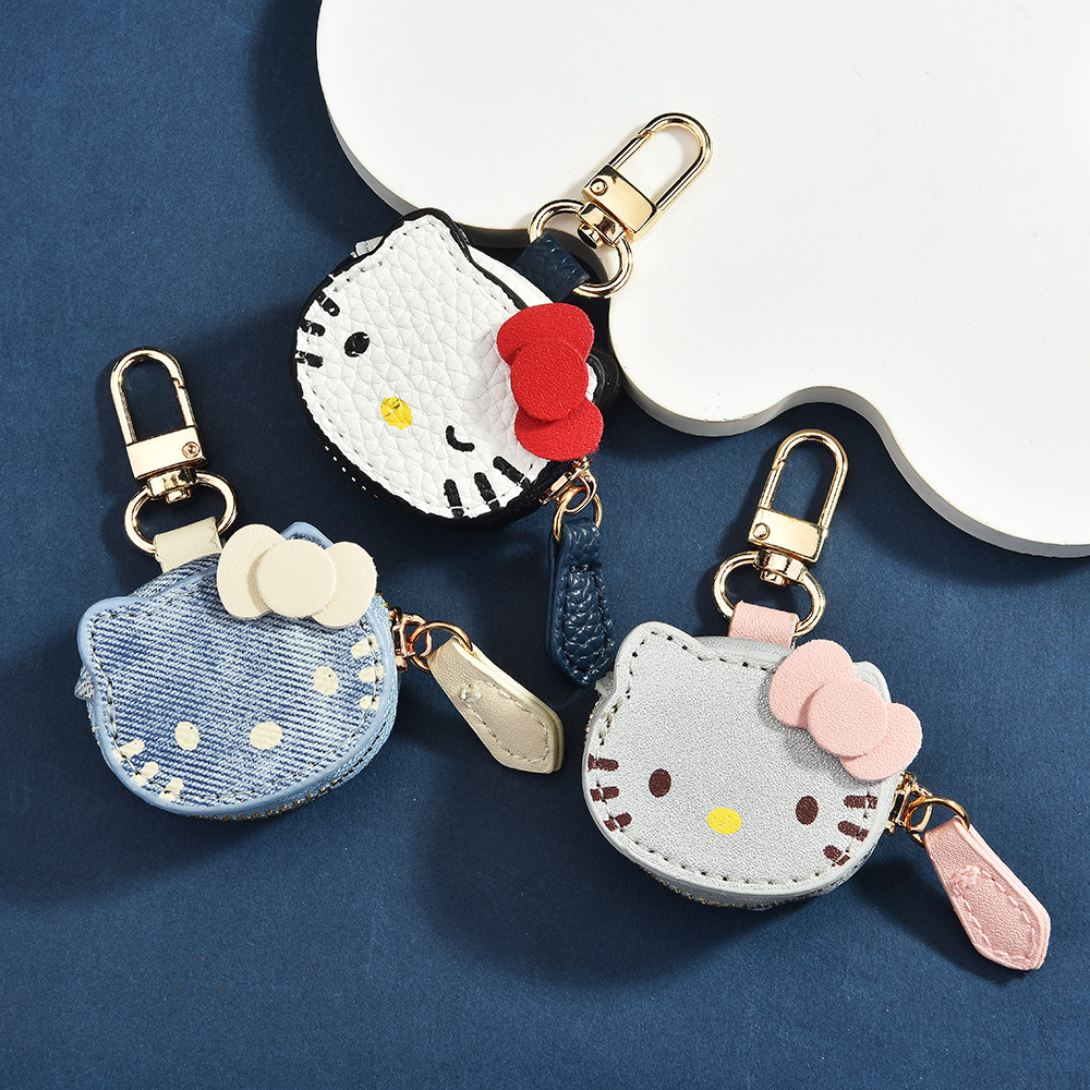 Caricatura encantadora Kitty Kitty Keychain KT gato colgante regalo de alto valor de belleza para chicas bolsas colgantes regalo para chicas