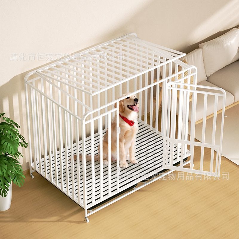 狗笼子大型犬中小型犬家用带厕所宠物笼室内拉布拉多金毛狗笼狗窝|undefined