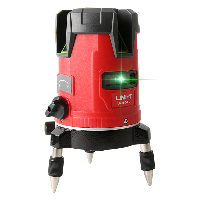 优利德UT550G-LD高精度绿光水平仪2/3/5线强光细线激光自动打线仪