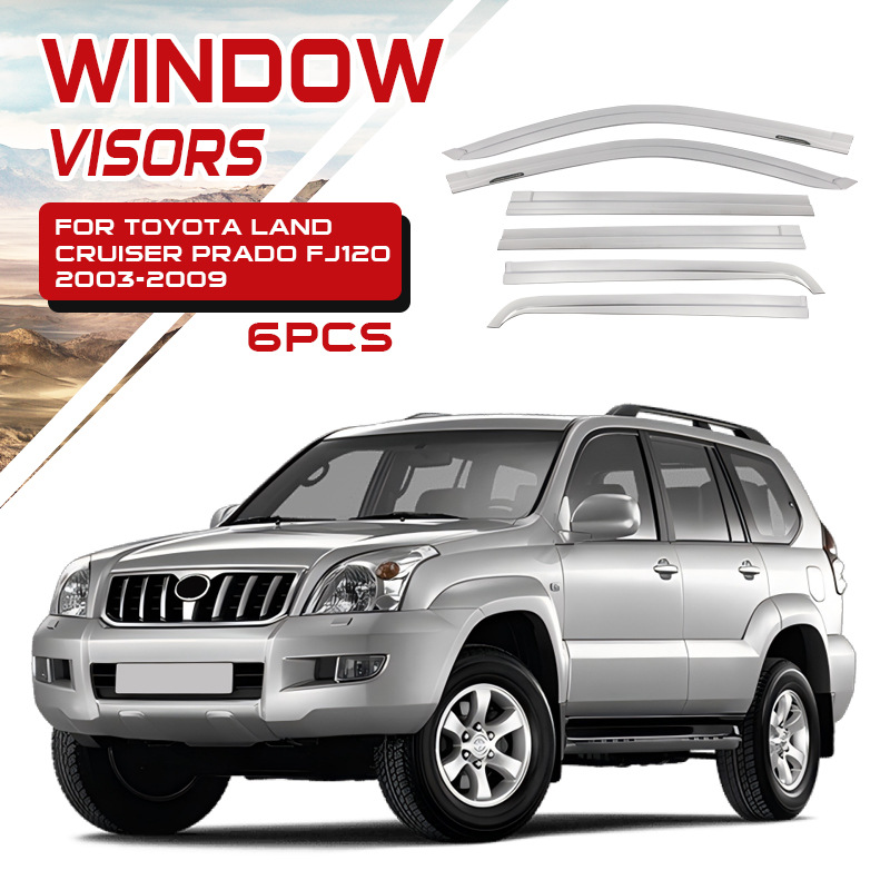 Adecuado para protectores de lluvia y parasoles para ventanas de automóviles Toyota Prado Cruiser LC300 LC200 LC250.