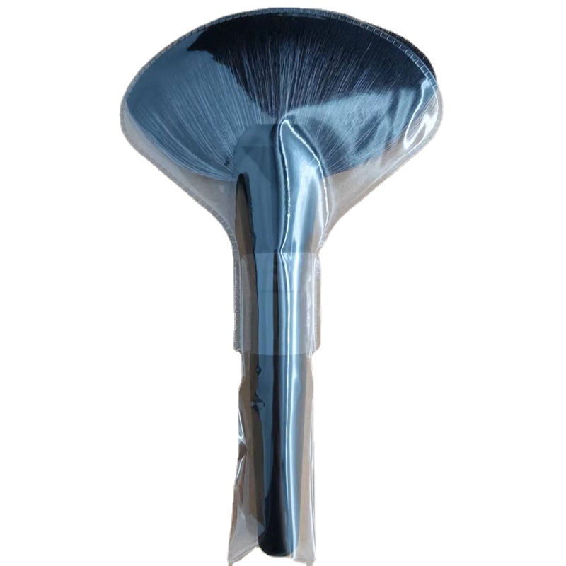 Barber Shop en forma de abanico cepillo de pelo en polvo excedente cepillo de maquillaje suministros de peluquería cepillo de pelo suave herramientas de peluquería en stock